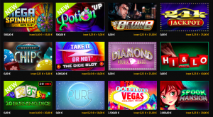 Goldenvegas.be casino games