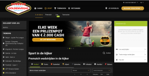 Sportweddenschappen toernooi Goldenvegas.be