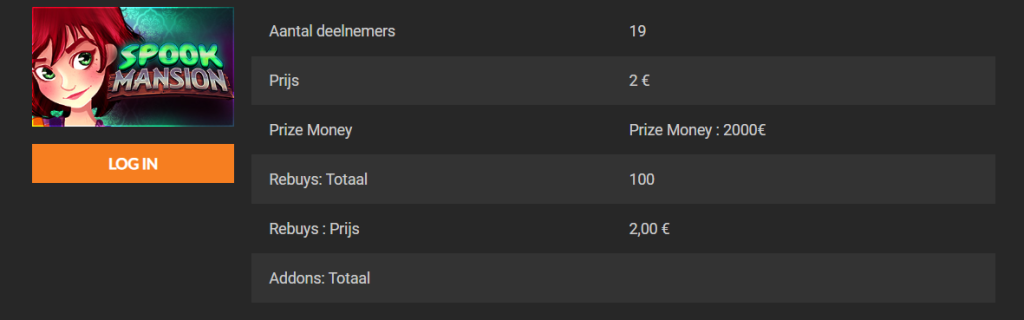 Magicwins.be toernooien