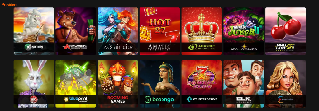 casino game providers